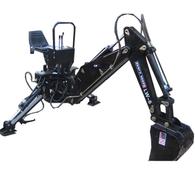 PTO Tractor Mounted Backhoe Excavator Mounted Tow Behind Backhoe Attachment